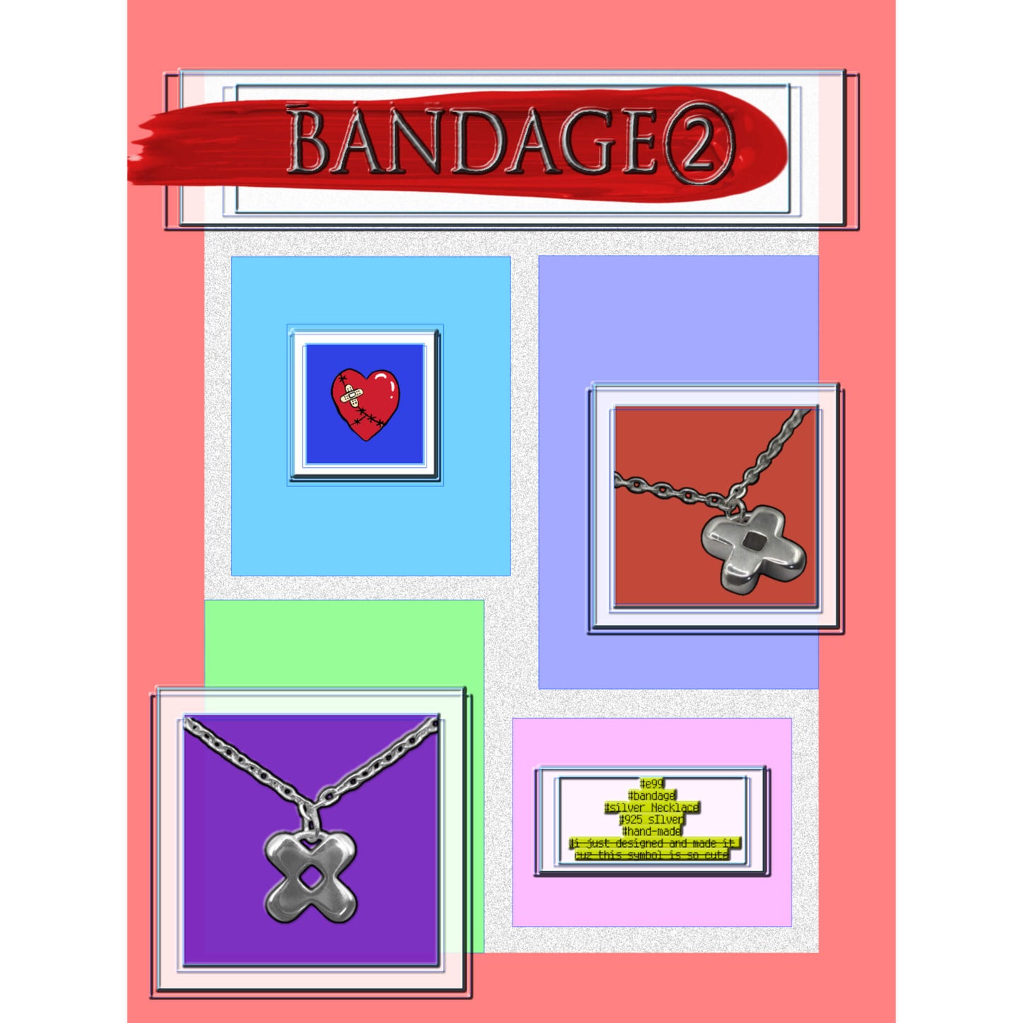 Bandage Necklace 2 Poster