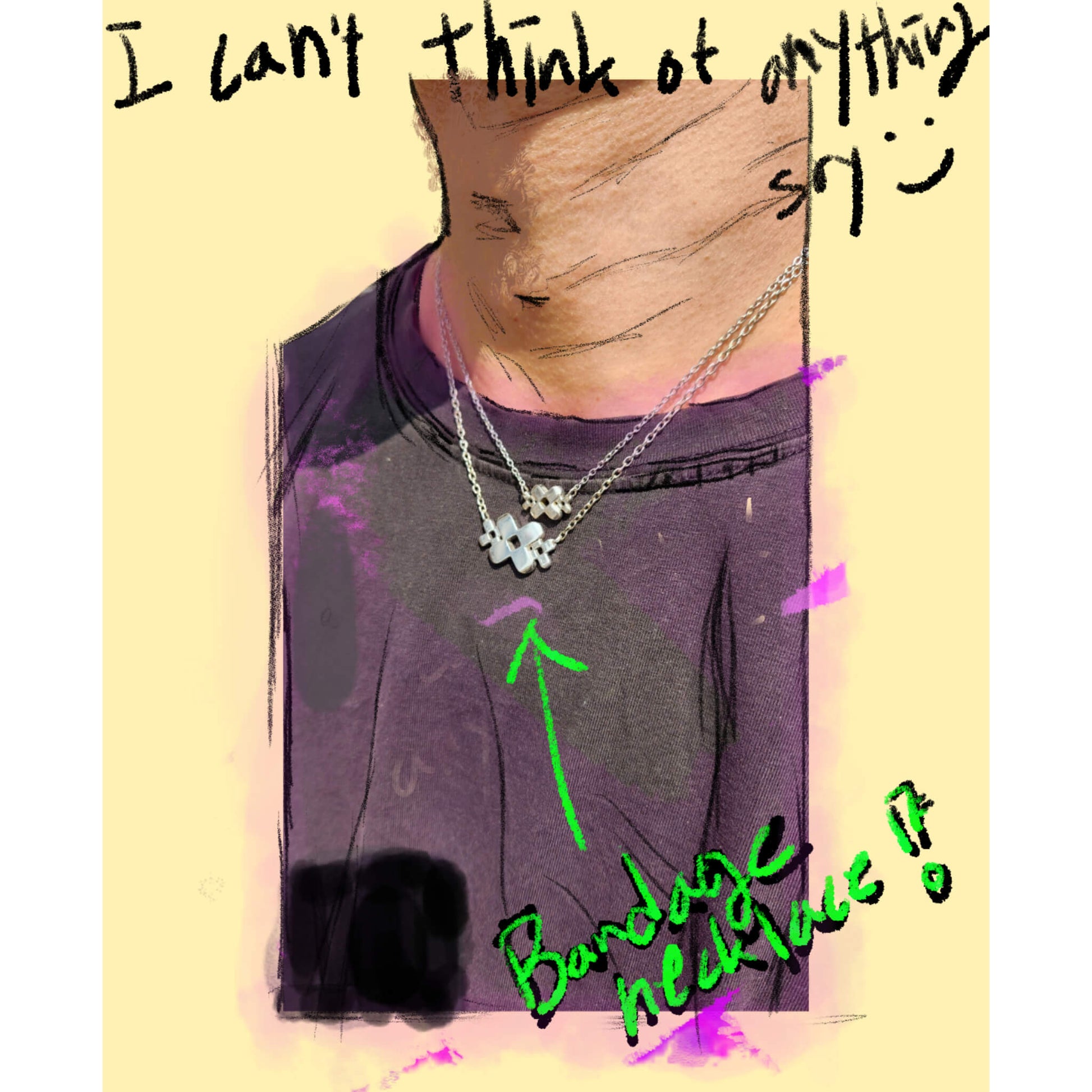 Bandage Necklace Poster