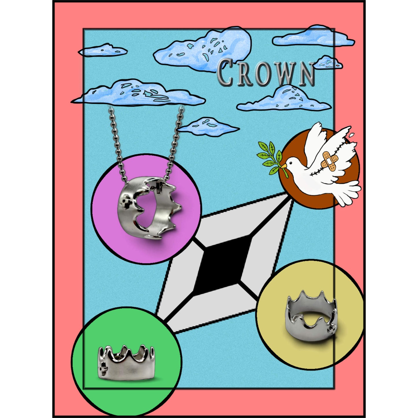 Crown Necklace Poster