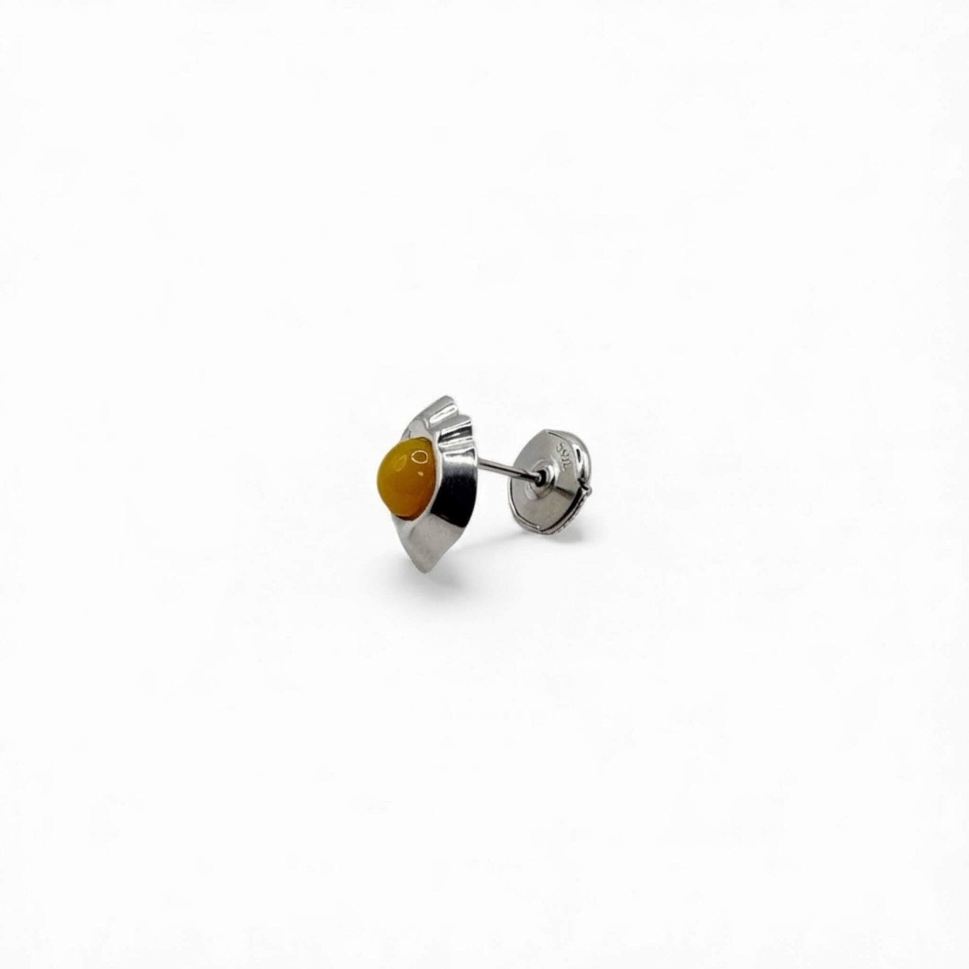 Fried egg earring 3