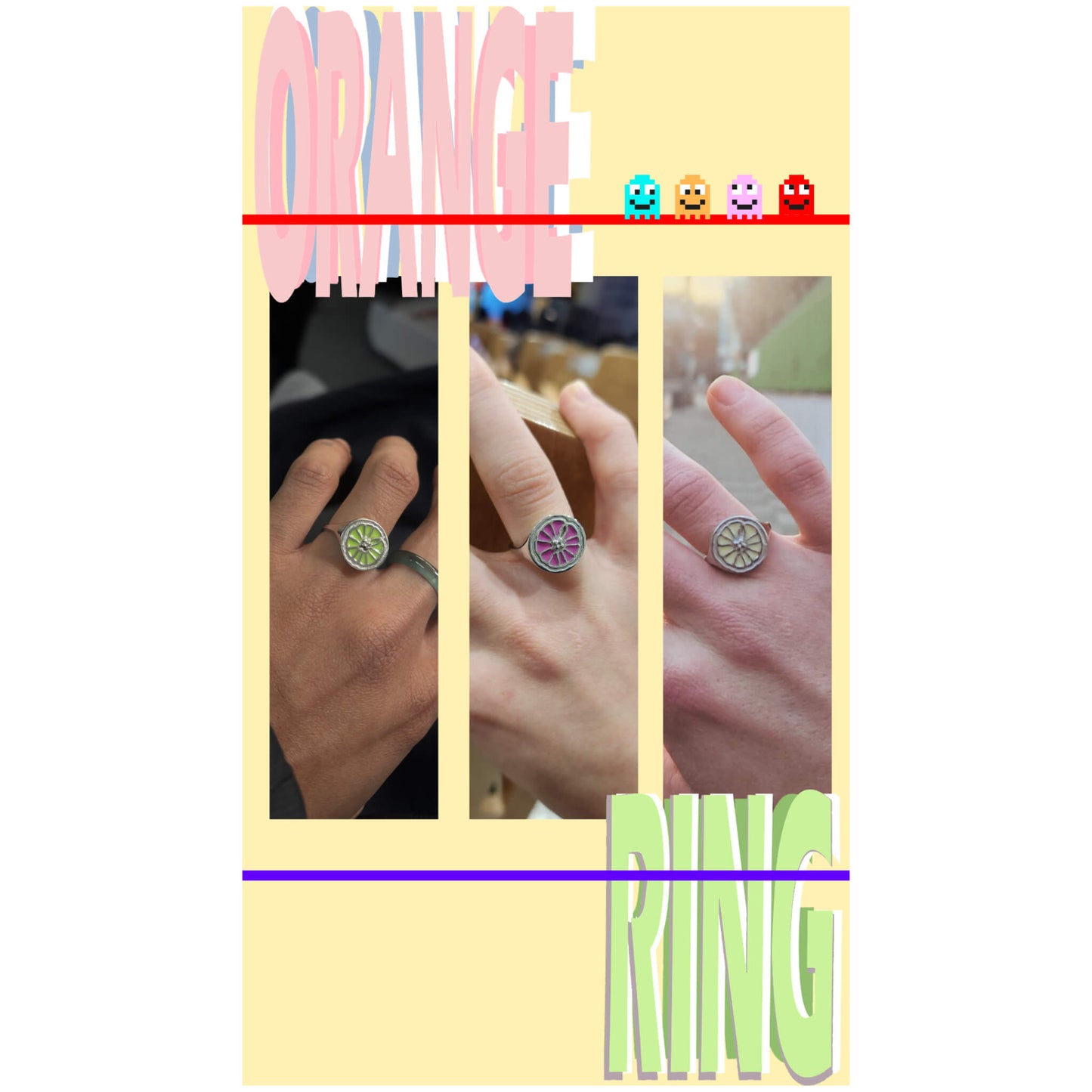 Orange Ring Poster