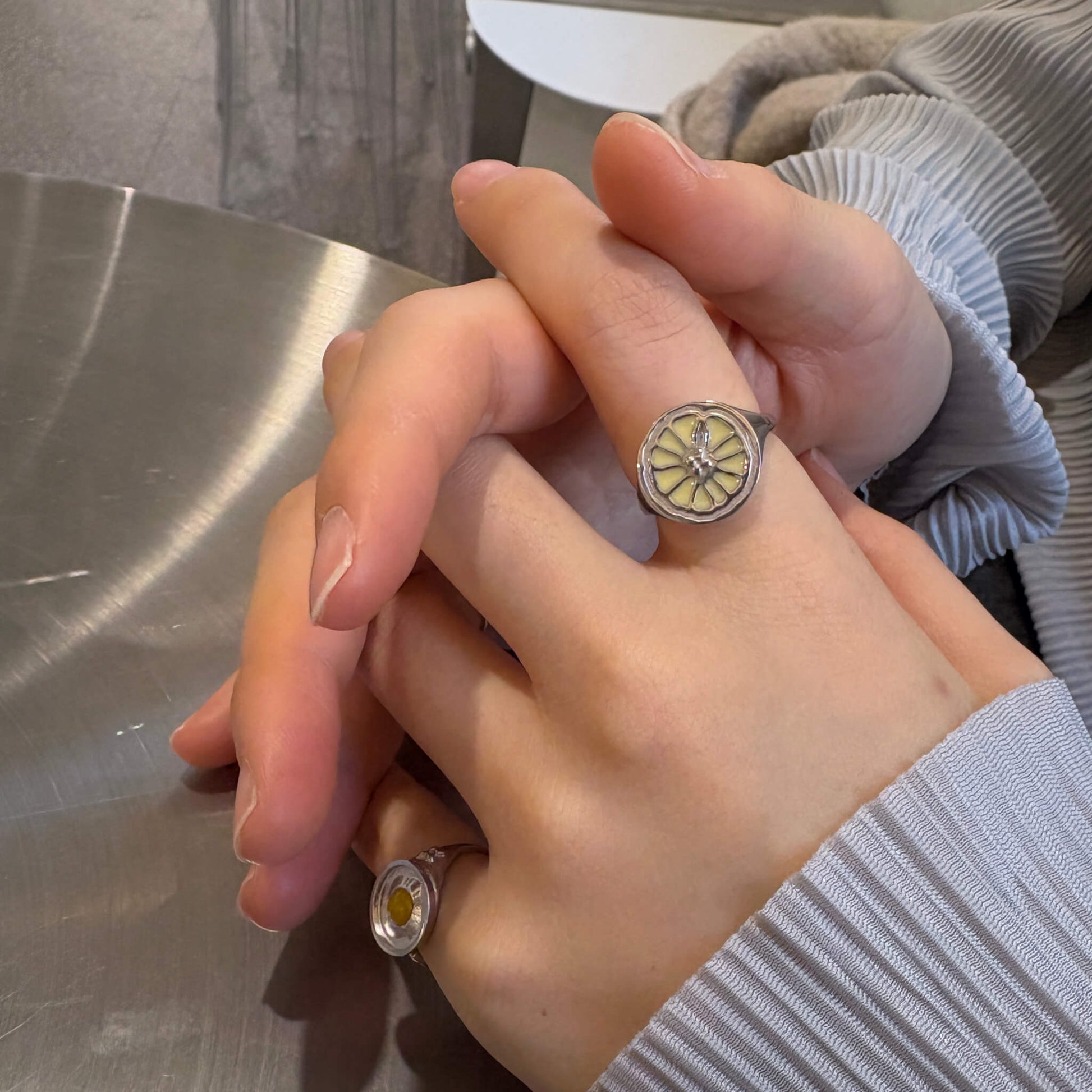 Orange Ring on it