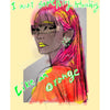 Orange earring poster