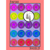 Pavise Shield Earring Poster
