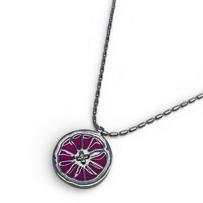 Pink Orange Necklace
