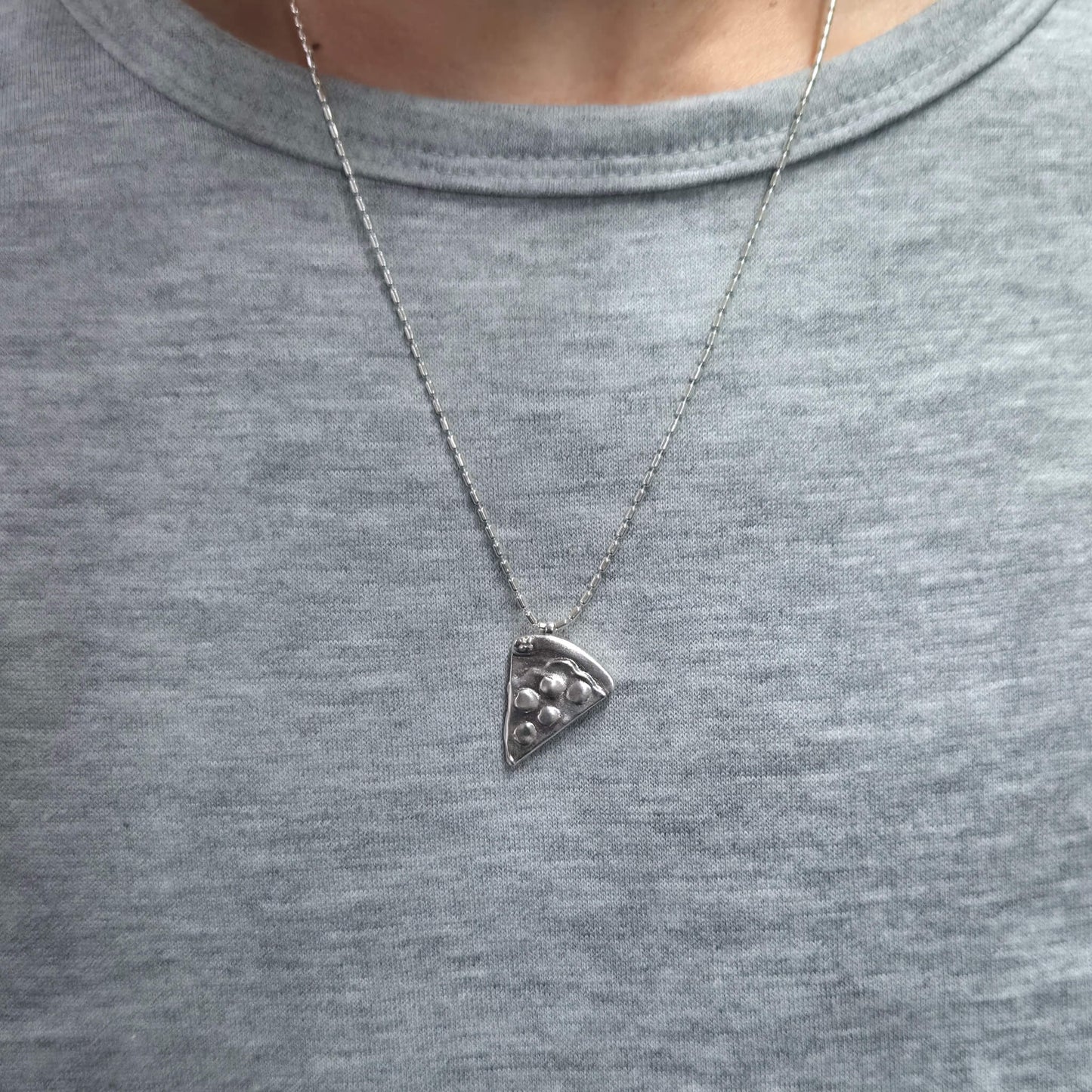 Pizza Necklace On it