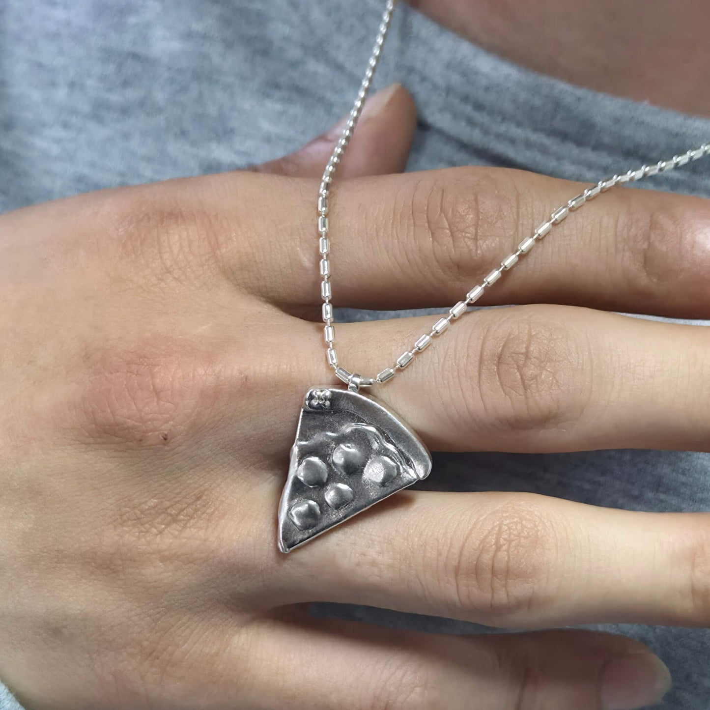 Pizza Necklace On it 3