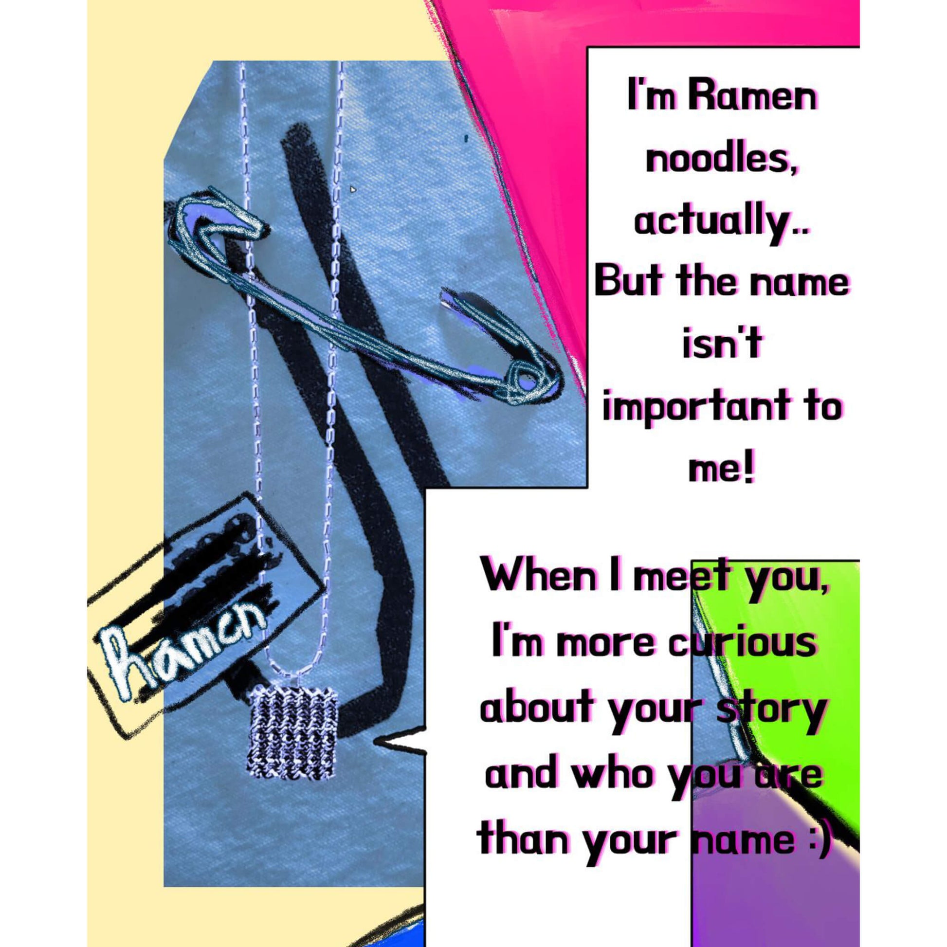 Ramen Necklace Poster