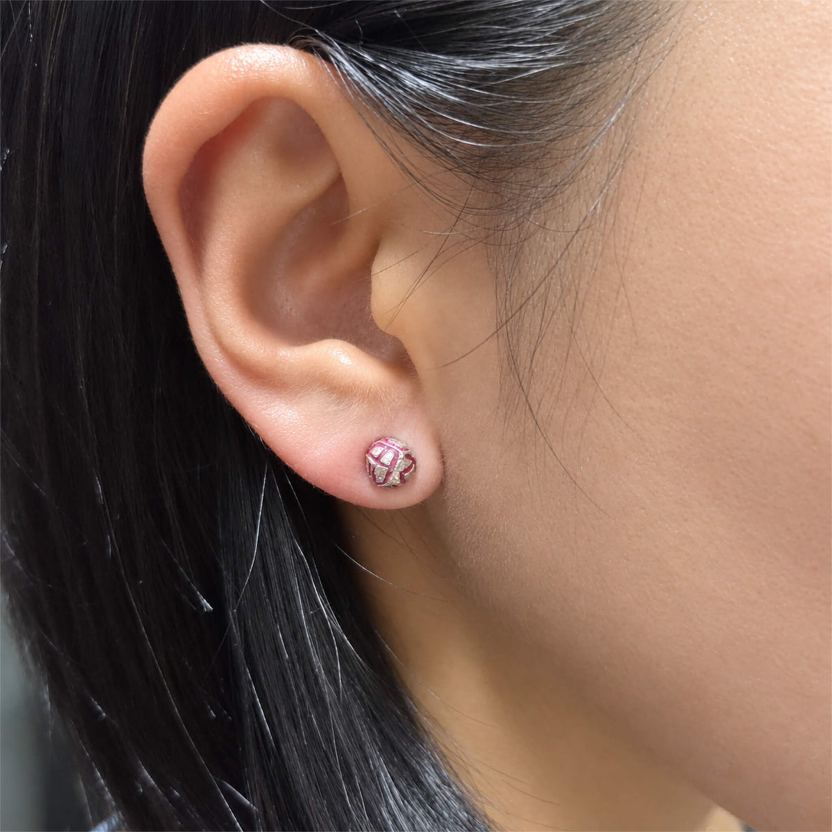 WearingMeteorEarring