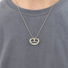 WearingPretzelNecklaceFrontView
