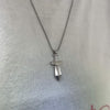 Wearing Excalibur Necklace Left Side View