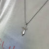 Wearing Excalibur Necklace Right Side View
